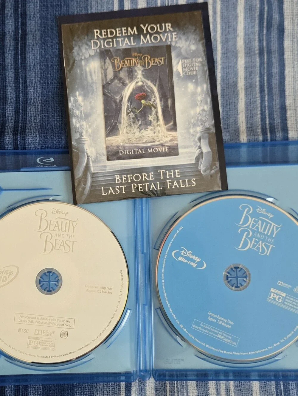 Beauty and the Beast (2017) Blu-ray + DVD + Digital HD combo pack